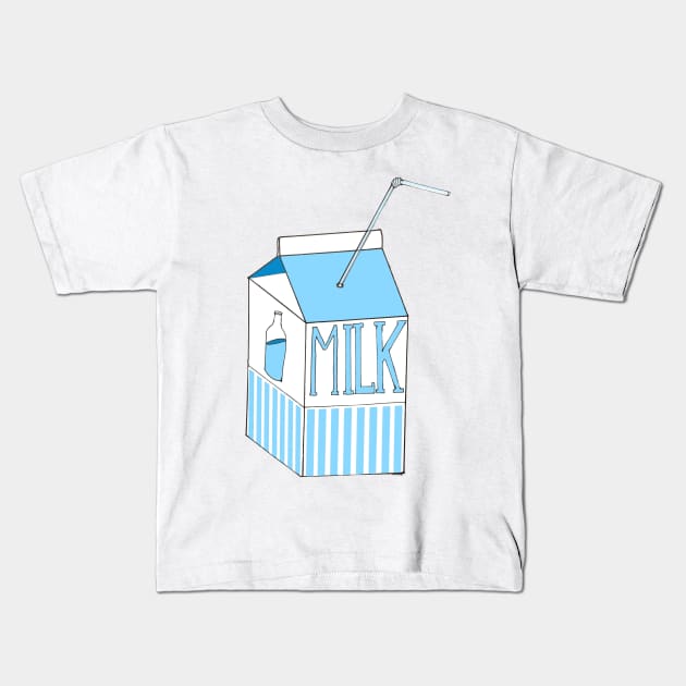 Milk Box Kids T-Shirt by Kcael